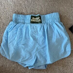 Daily Drills Sky Blue Women's Athletic Shorts